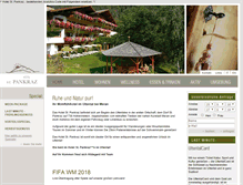 Tablet Screenshot of hotel-st-pankraz.com
